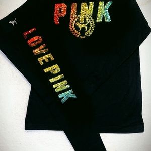 Victoria's Secret Pink Rainbow Bling